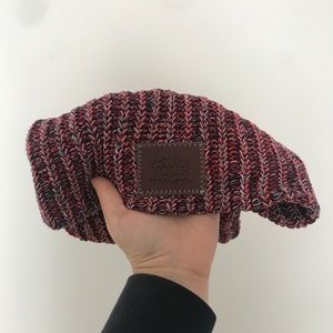 Love Your Melon Red and Blue Beanie